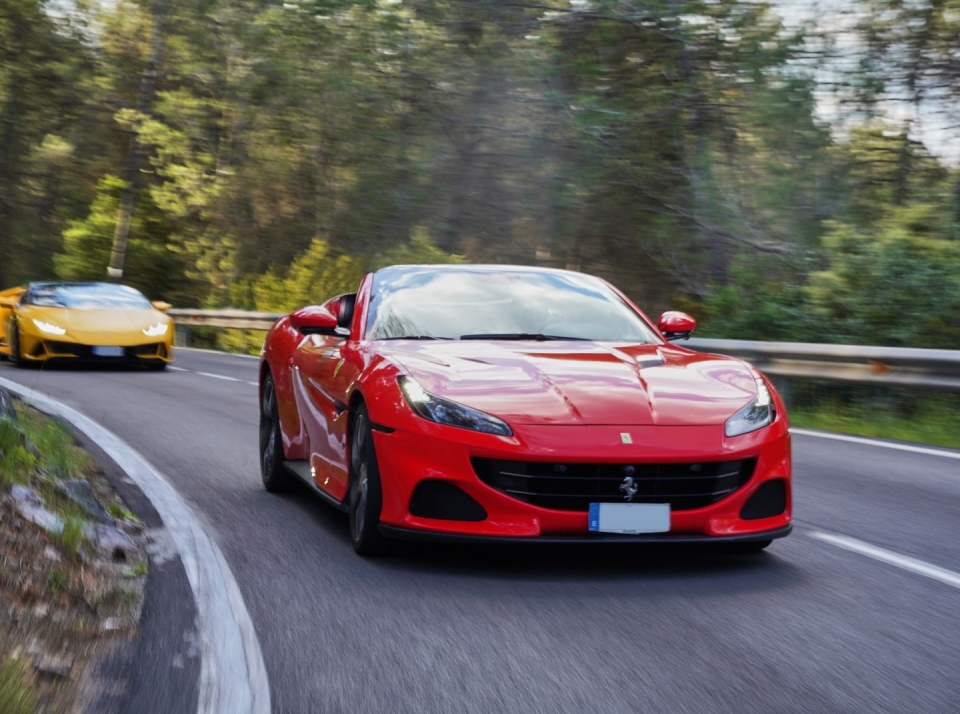 Conduciendo un Ferrari Portofino