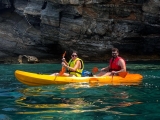 Ruta kayak + snorkel al atardecer Isla Plana, 3'5h