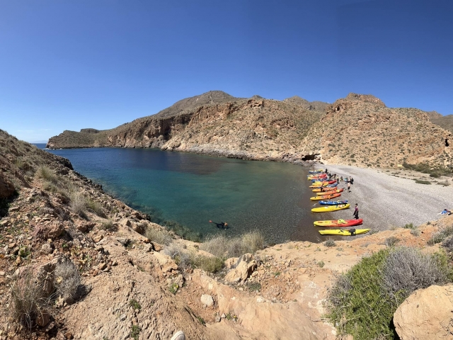 Kayaks a Cala Cerrada