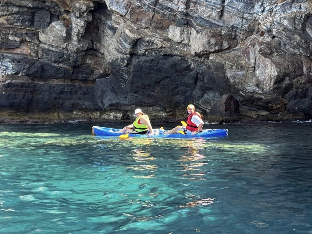 Ruta en kayak + snorkel hasta Cala Cerrada, 3'5h