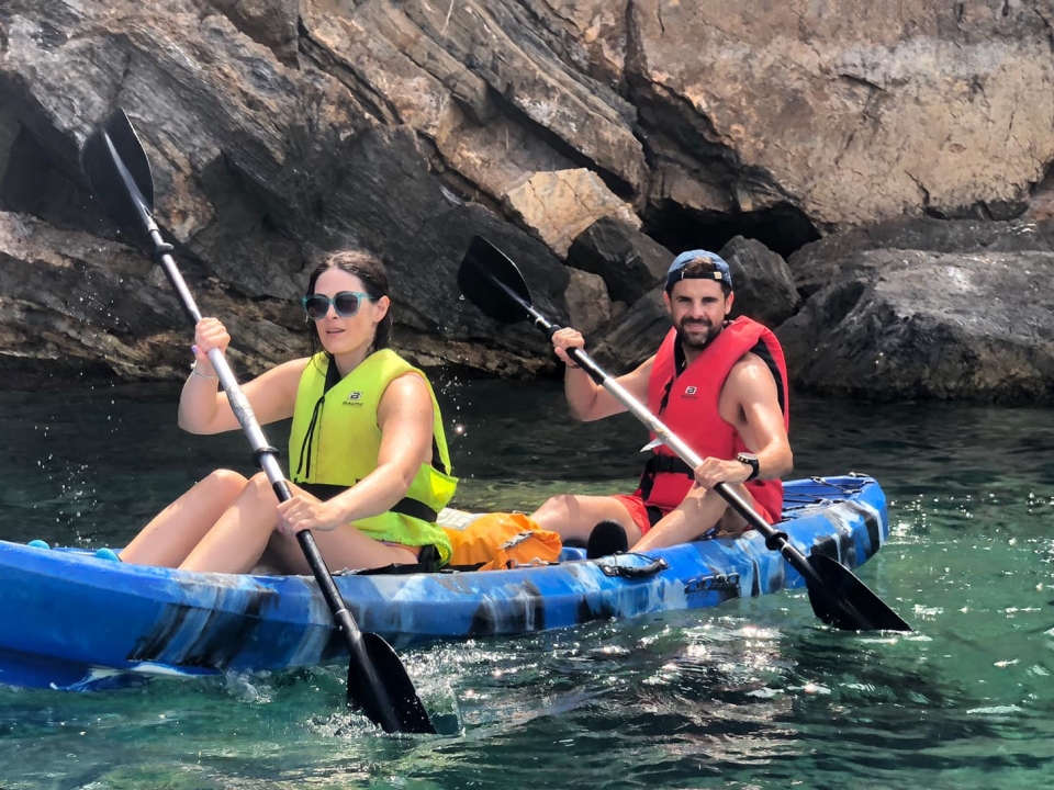 Remando en kayak Remando en kayak
