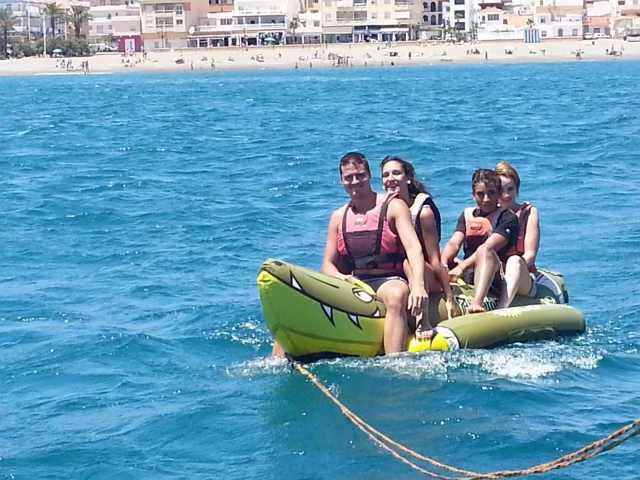 Banana boat en Manilva