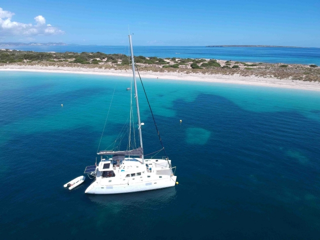 Ibiza en barco