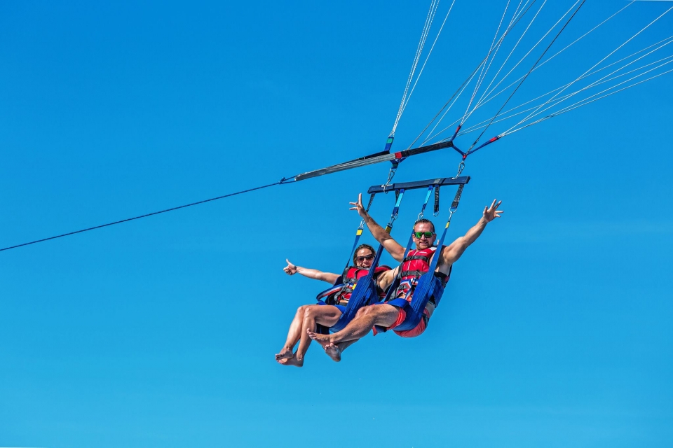 Vuelo en parasailing