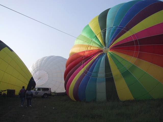 preparando el globo