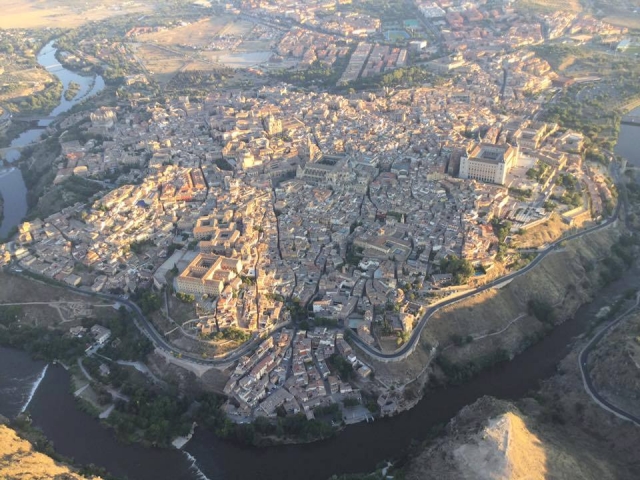 Vistas de Toledo desde el globo