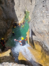 Descenso de barranco de Canaletes iniciación, 4h