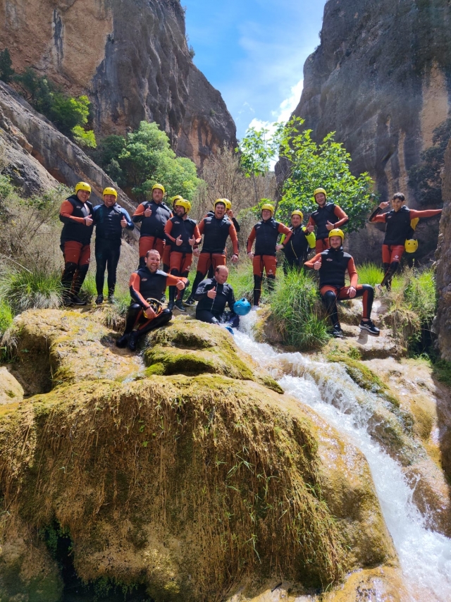 Attrezzatura pronta per il canyoning 