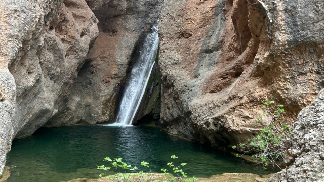 Die Wasserfälle der Canaletes-Schlucht 
