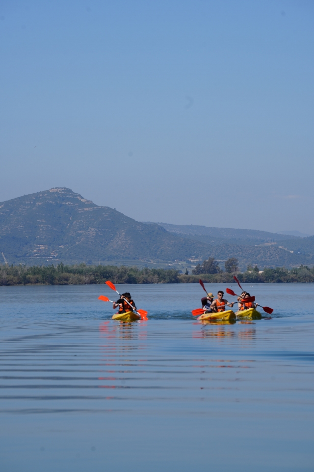 Aventura en kayak por la desembocadura del Ebro