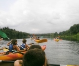 Parcours kayak à travers Miravet et Benifallet enfants 2h