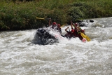 Rafting nivel III en el río Genil, en Benamejí