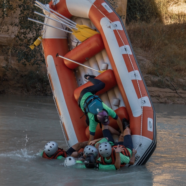  Rafting in gruppo 