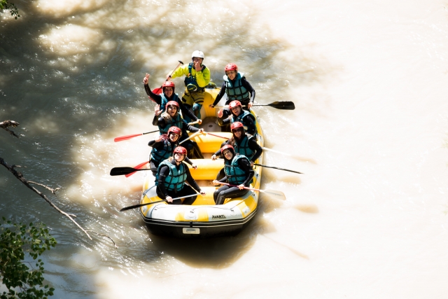  Rafting in gruppo 