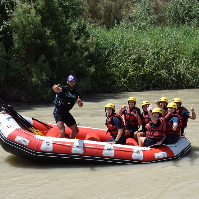 Rafting familiar por el río Genil, 2:30 horas