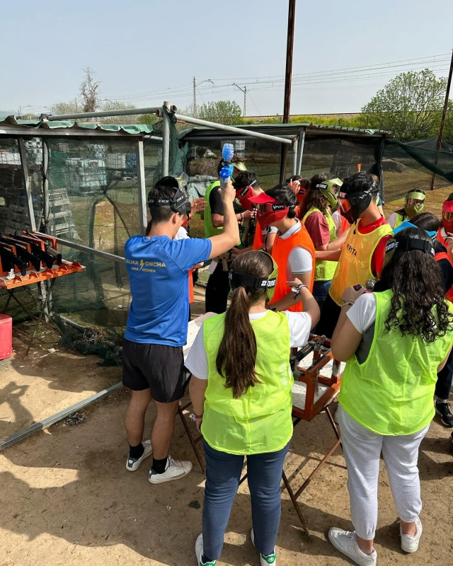Jeu de paintball pour enfants 
