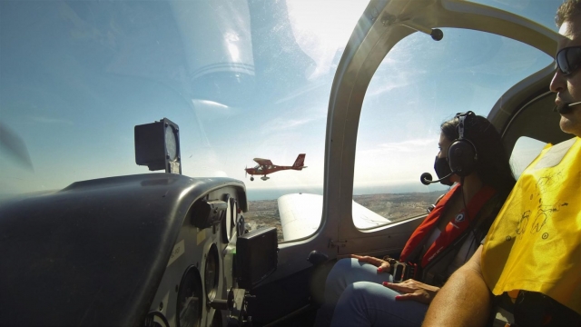  Ausblicke aus dem Flugzeug 