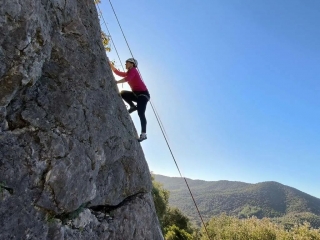 Sessão de escalada na Sierra del Castillo 4 horas