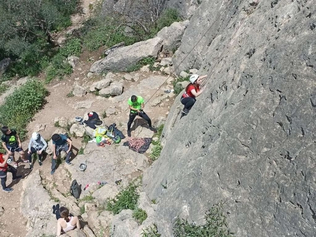  Vistas da rota de escalada 