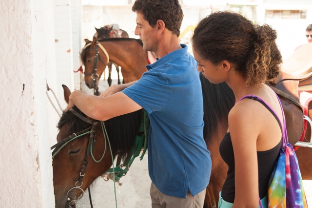  Mundo equestre durante o campus 