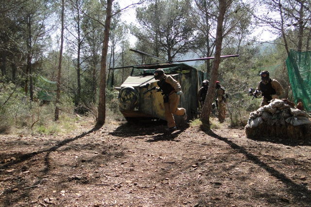 Jeu de paintball avec 200 balles 