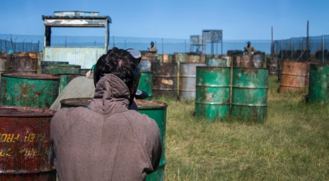 Partida de gotcha con 200 bolas en Martinamor