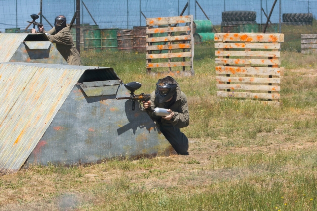  Genießen Sie es, beim Paintball Ihr Ziel zu verbessern. 