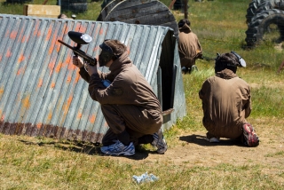 Partida de paintball con 300 bolas en Martinamor