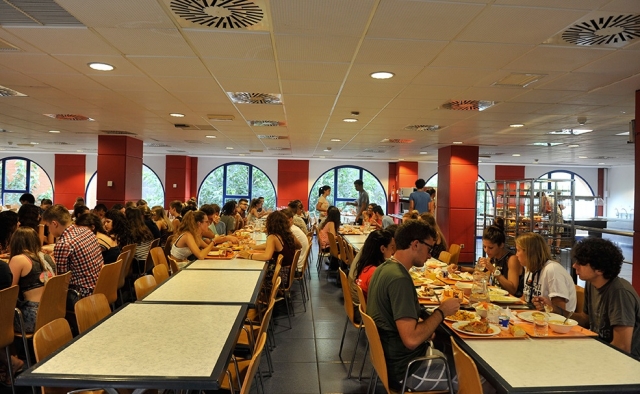 En la hora de comida