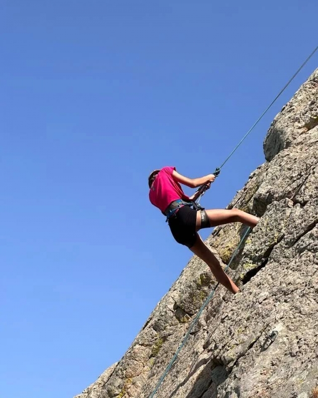 Rappel et escalade à Alange, 2 heures