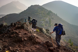 地质徒步路线。 3小时