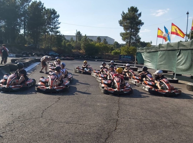  Karting competition in Monterrei 