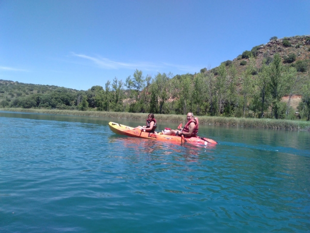  Family day kayaking in the lagoons 