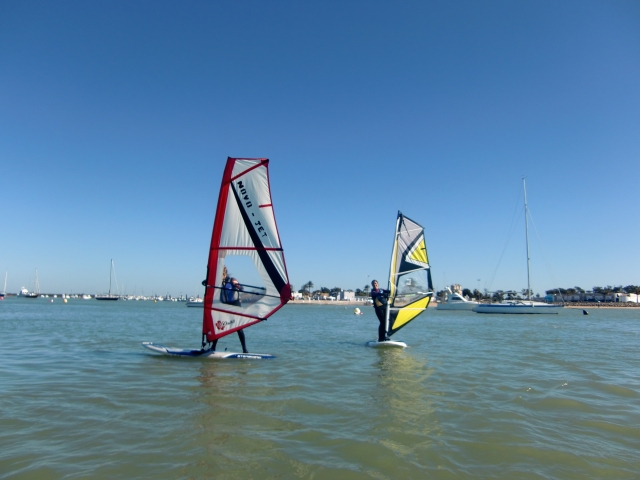 Navegando en windsurf