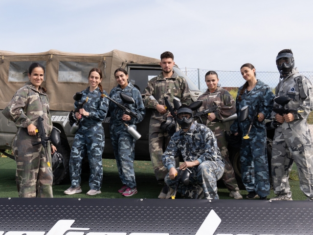 Partida de paintball en Navalcarnero