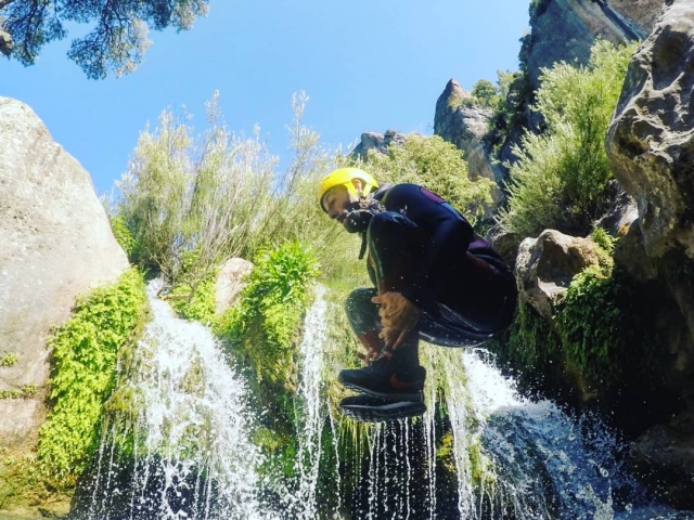  Jump in the Santa Cristina ravine 