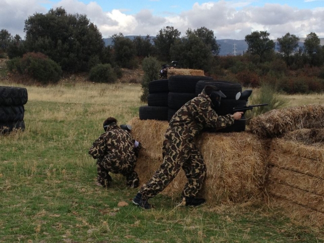  Jeu sur la scène de paintball