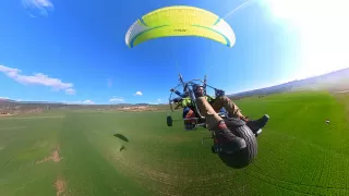 Voo na zona paramotora LEGARDA, 10 minutos