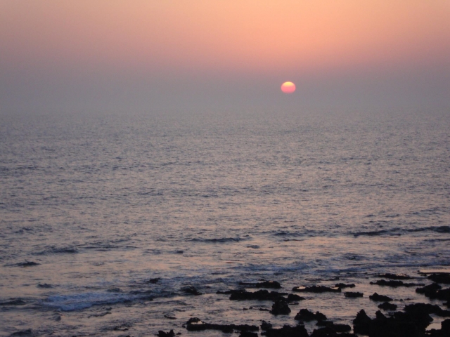 Atardecer en Sancti Petri