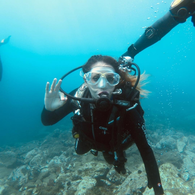 Bautismo de buceo personalizado