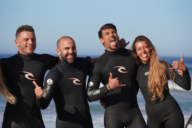 Instructores del surf camp