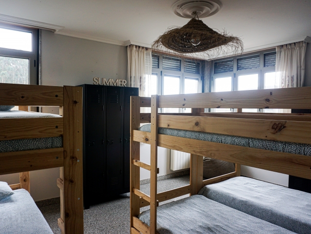 Habitaciones del campamento para compartir