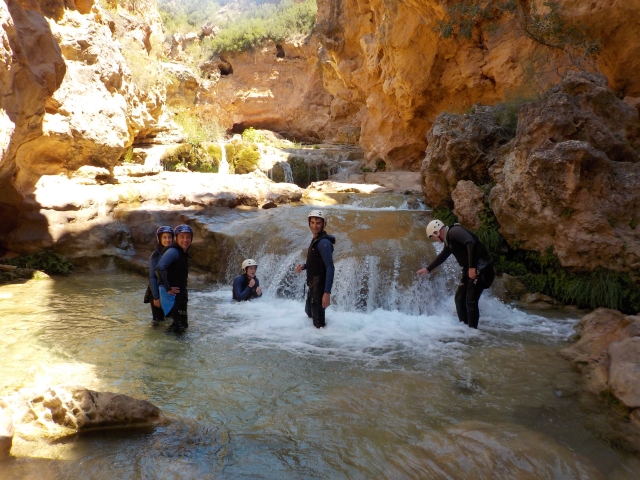  In the ravine pool 