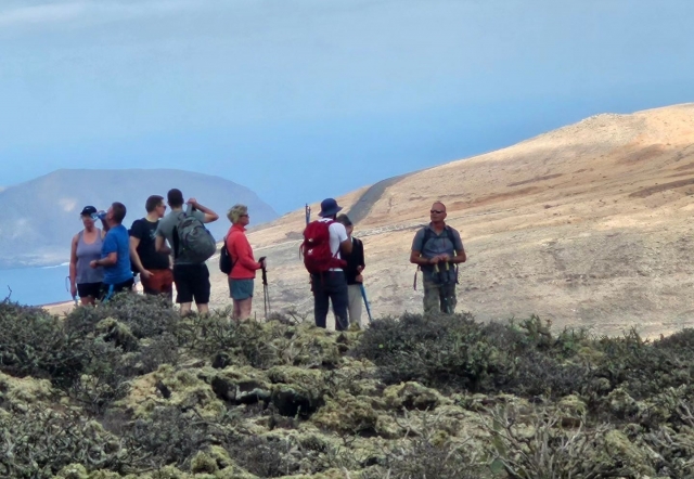 Randonnée pédestre à travers Lanzarote 