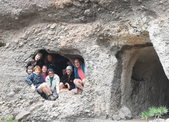  Groupe de randonnée à la découverte de Lanzarote
