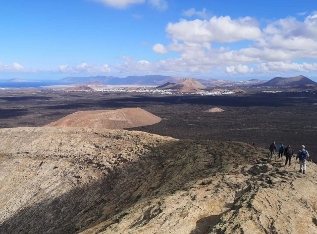 Paisajes áridos de Lanzarote