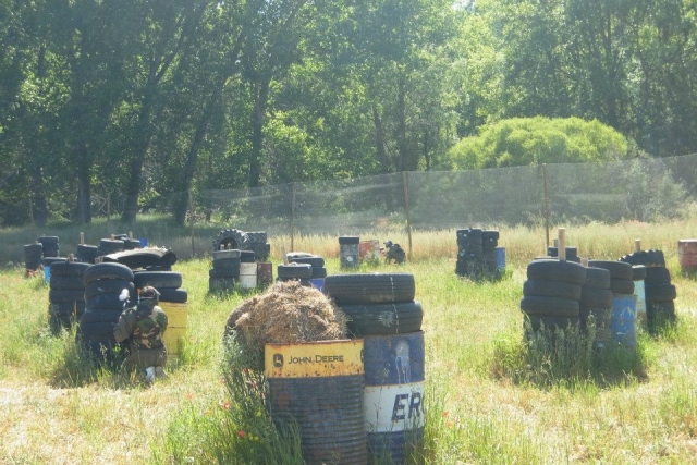  Paintball avec cartouches et pneus 