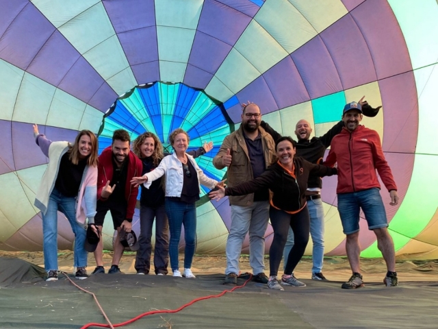 Vuelo en globo con niños Arcos de la Frontera