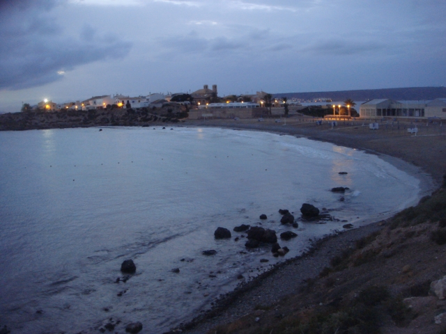  Veduta generale della spiaggia di Tabarca. 