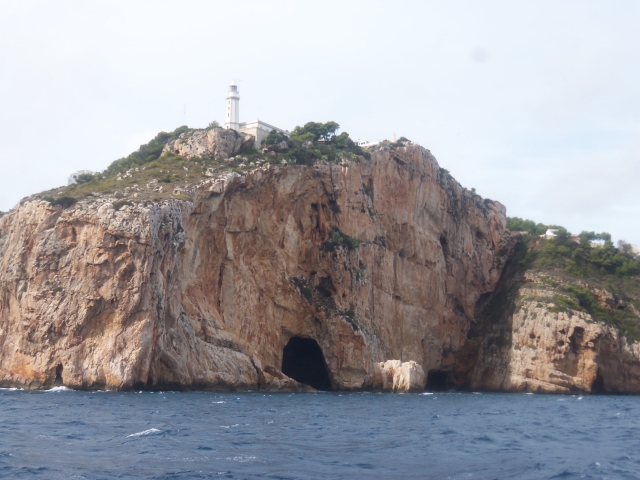 El Cabo de la Nao visto de frente.